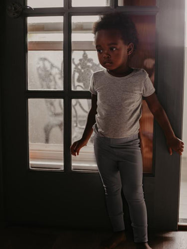 The Simple Folk Short Sleeve Pocket Onesie, Gray Melange